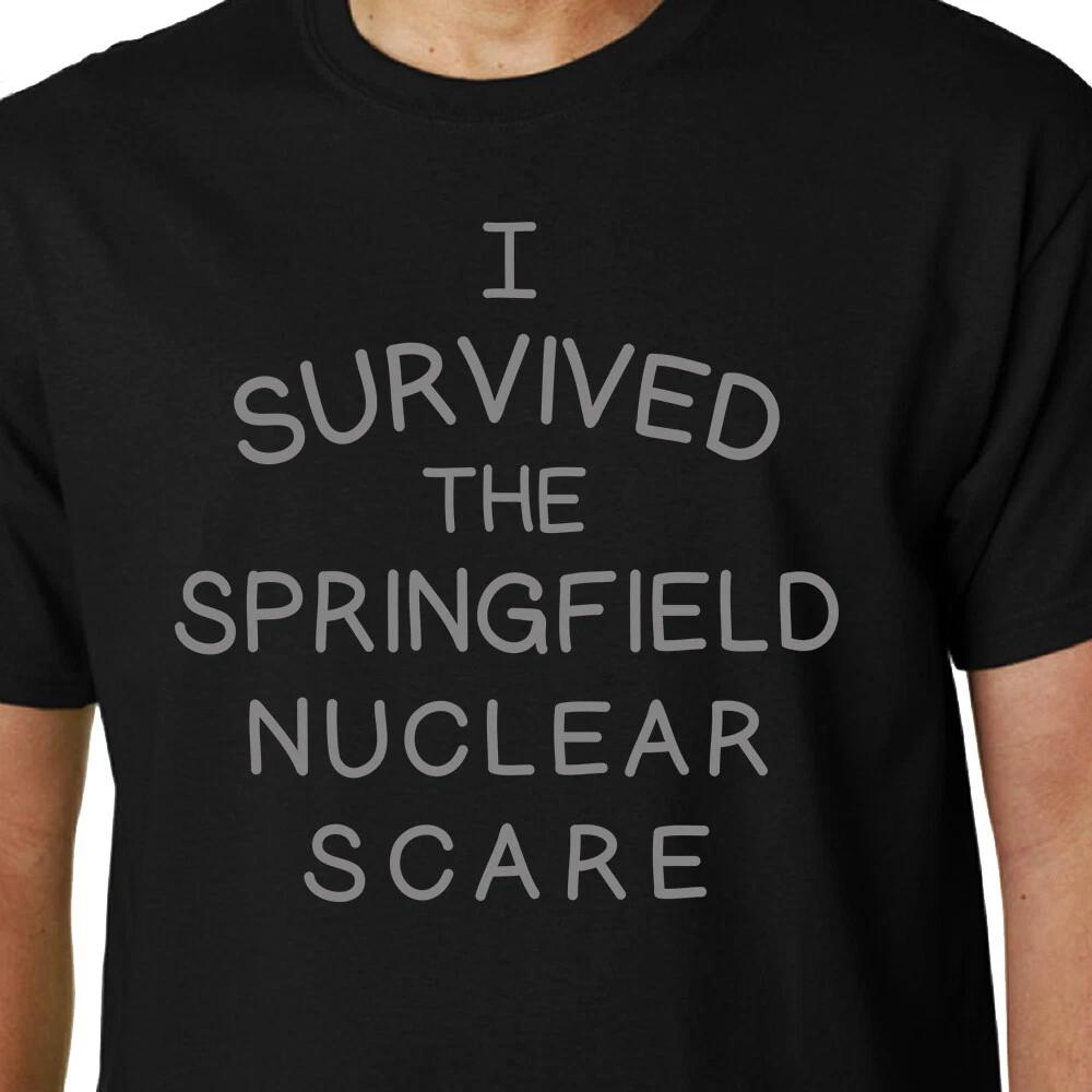 I Survived The Springfield Nuclear Scare TShirt Simpsons Homer Nukes Funny S