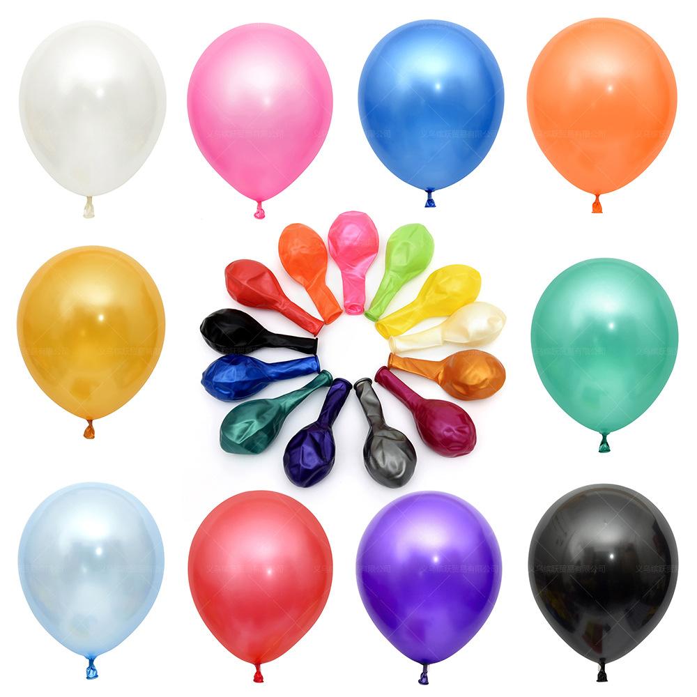 Wholesale Happy Birthday Party Decoration Balon Globos Set Metallic Latex Biodegradable Helium Ballon Balloons Gift