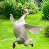 Goose Garden Stake Acrylic 2D Funny Goose Lawn Stake Stake Outdoor Decoration for Patio Backyard