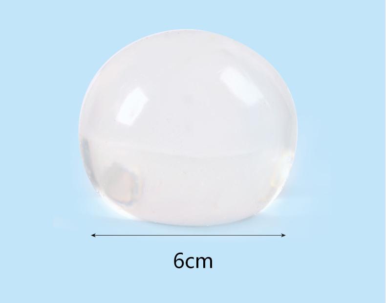 Clear Maltose Syrup Ball Slow Rebound Fidgeting Adult Kids Toys Stress Relief Stress Resistant Ball Squeeze Gift Reliever