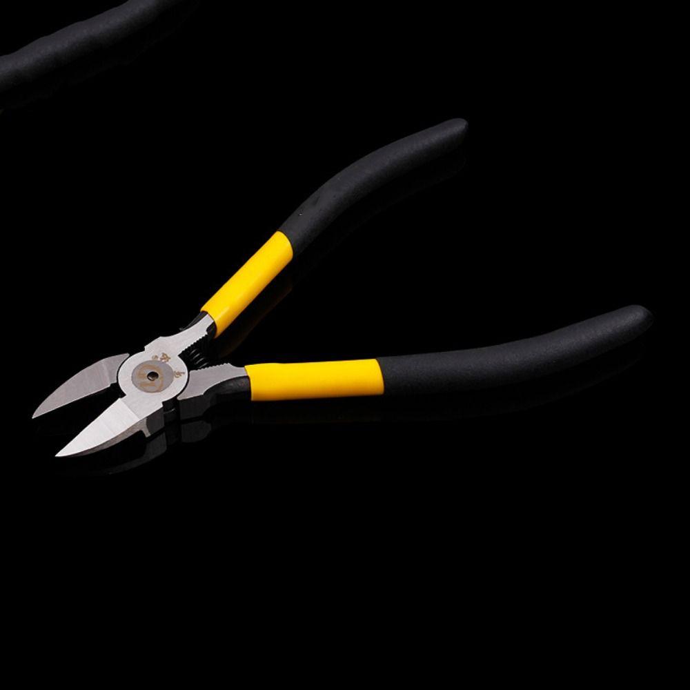 Fast Cutting Diagonal Pliers Spring Loaded Cable Burrs Nippers  Household