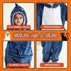 Kleinkind Kinder Flanell Tierkostüm Warmer Schlafanzug Overall für Jungen Mädchen