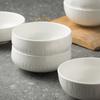 Ceramic Rice Bowl, Hotel Restaurant White Rice Bowl, Soup Bowl, Household 4.5-Inch Breakfast Porridge Bowl, Noodle Bowl