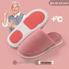 Men's and Women's Winter Non-Slip Plush Cotton Slippers - Thick-Soled, Soft, and Odor-Resistant.