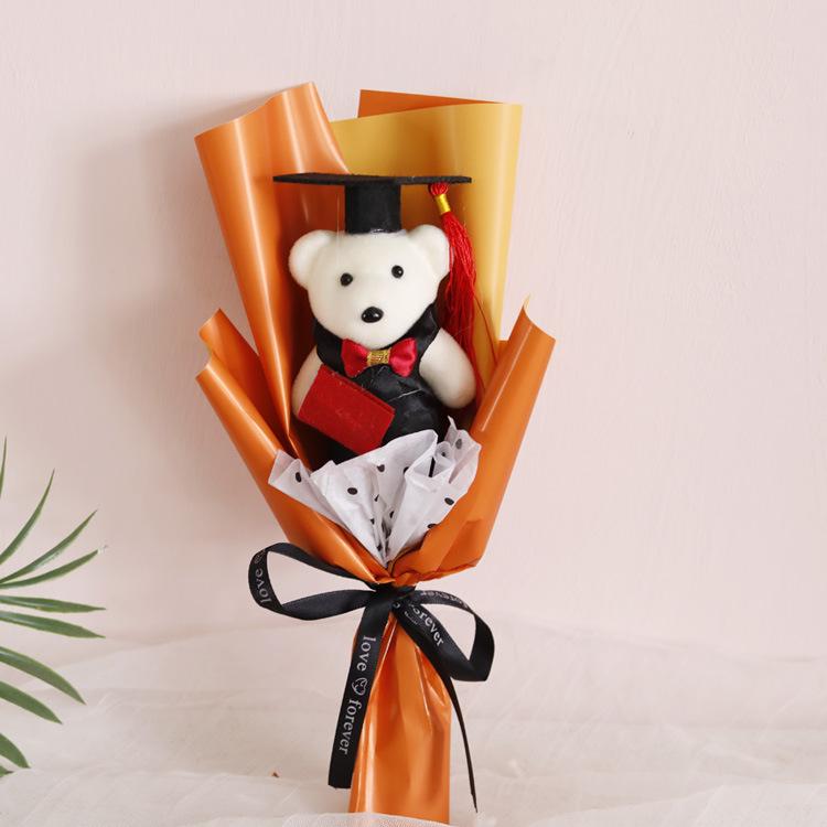 Kindergarten Graduation Teddy Bear Bouquet - DIY Cartoon Bear Doll