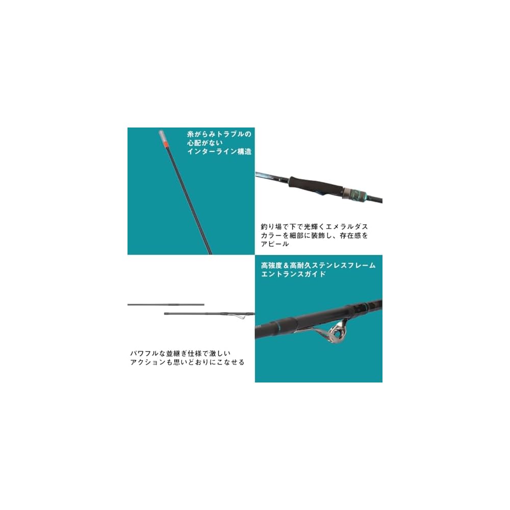 Daiwa Emeraldas X IL 79M J Interline Eging Rod Fishing Equipment 79M Length