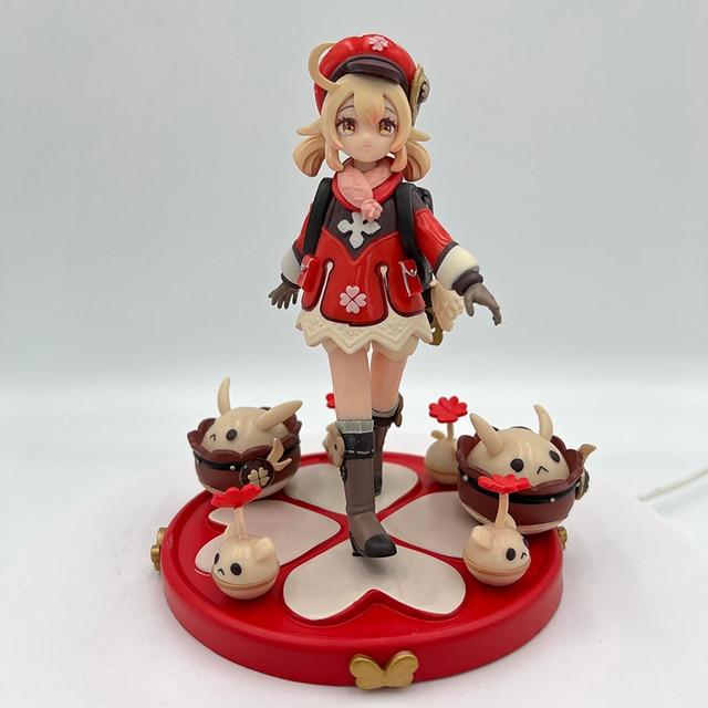Genshin Impact Klee Hibana Knight Anime Figure Ganyu /Keqing /Paimon Action Figure Yae Miko /Hu Tao Figurine Model Doll Toys