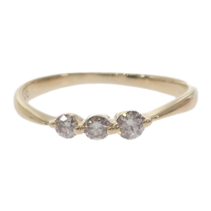 no brand  #10(JP Size) ring K18 yellow gold Women