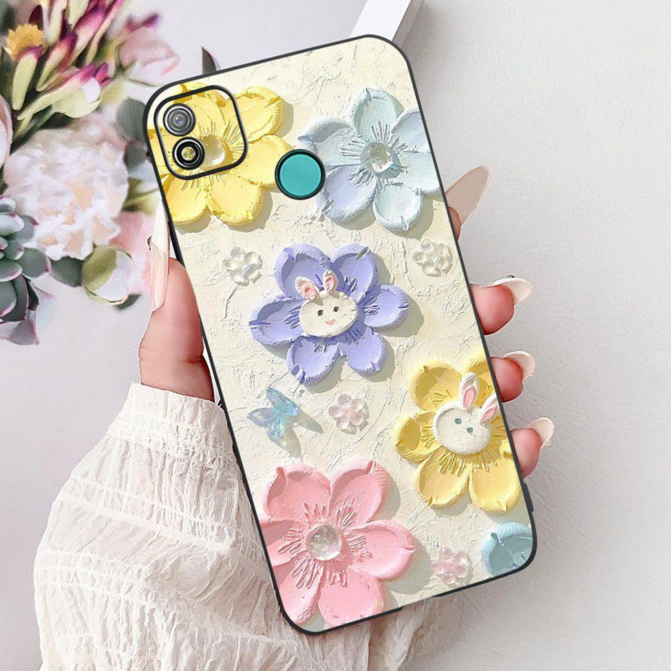 6.0" For Tecno Pop 4 Case Silicone Funny Luxury Cute Cartoon Cat Girls Cool Boys Back Cover For Techno Pop4 Phone Case BC2c BC1s