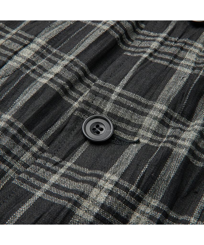 Series Sage De Cret Linen Check Tailored Jacket Svjam26552Bkx