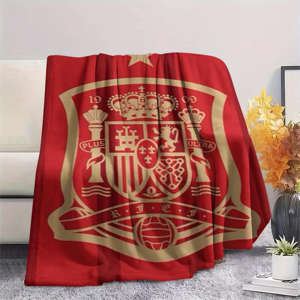 1Pc Lamine Yamal Print Flannel Blanket, High quality Comfortable for All Seasons, Home Decor, Warmth and Comfort, Perfect for Christmas GiftS