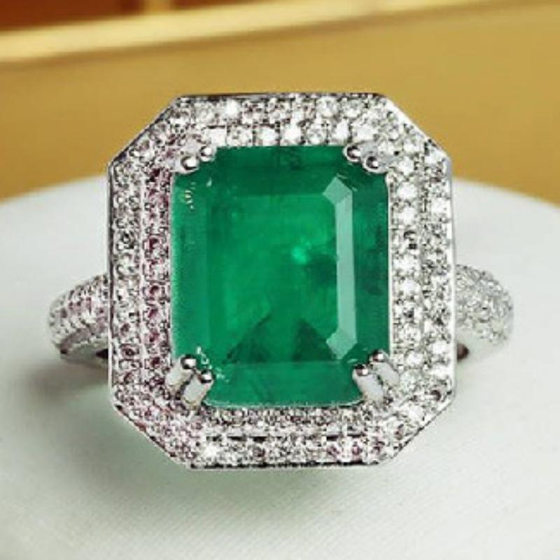 New Product Simulation Paraiba Ring Princess Fangcaibao Candycaibao Ring Personality Retro
