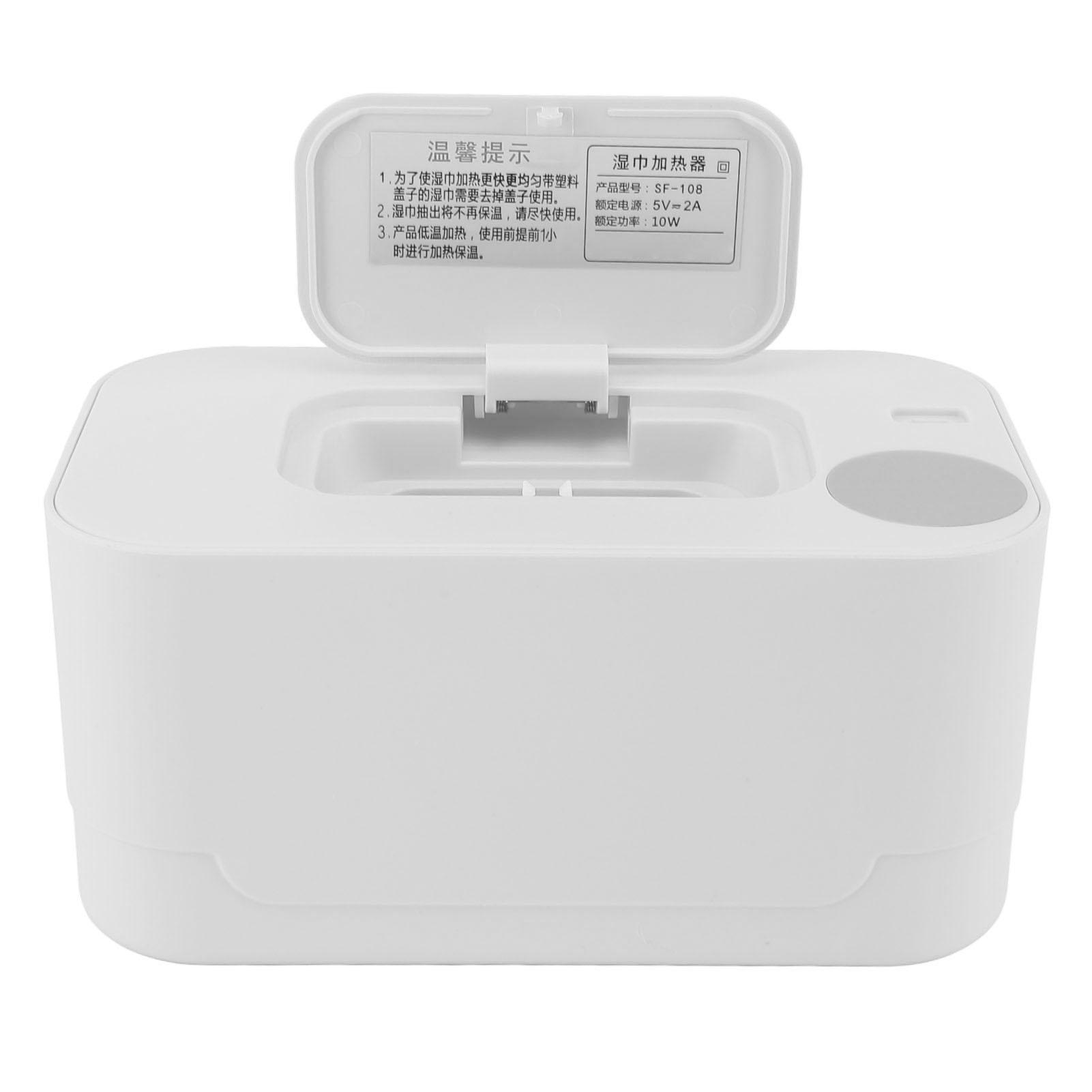 

Compact Wipes Warmer Portable Wipe Warmer Baby Wet Wipes Dispenser for Vehicle Home Use
