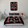 Rock Band Theme Bedding Set Bedding Set (1 Duvet Cover, 2 Pillowcases, Duvet Not Included)