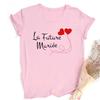 Friend Print Bachelorette Party T-shirt EVJF Team of The Bride T Shirt Outfitwedding Team Bride Witness Bridesmaid Tops Clothes