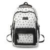 Schoolbag Japanese large-capacity college style backpack junior high school student college student schoolbag sweet star high-value backpack