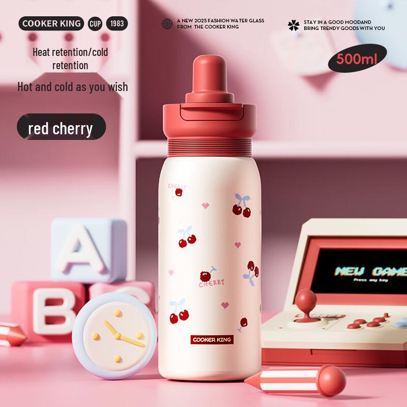 COOKER KING 316L Insulated Kids Stainless Steel Water Bottle 500ml