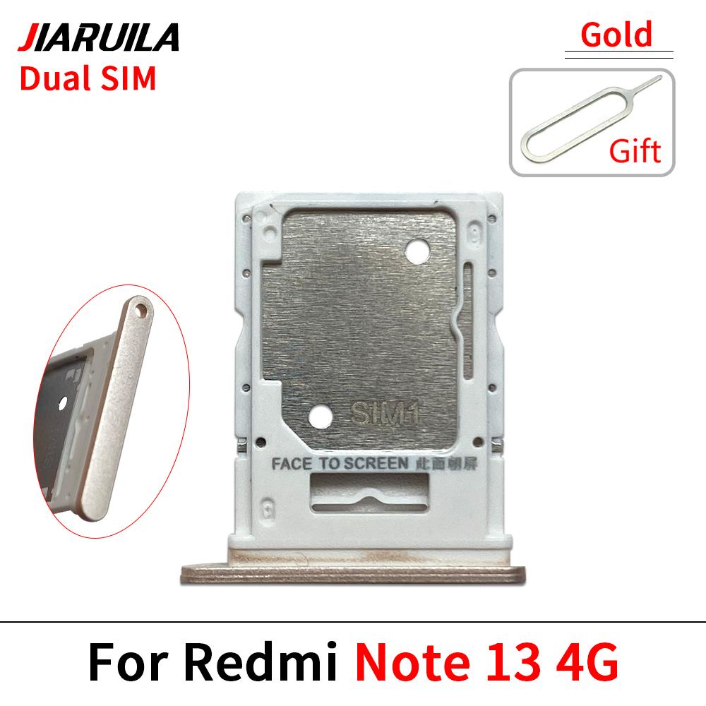 2 шт./лот Подходит для мобильного телефона Xiaomi Redmi Note 13 12 Pro 4G 5G Новый Боковой лоток для SIM-карты Держатель слота для чипа Карман