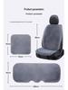 Winter Furry Car Seat Cushion for Rear and Driver Seats