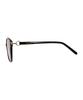 Heonteoaiweeo [Woman] Front & Temple Jewelry Connect Sunglasses - Black Polarized Htb14