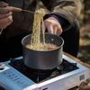 Portable Camping Pot with Lid and Folding Handle Camping Cookware Non-Stick Outdoor Cooking Pot for Camping Hiking
