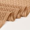 Hollowout Diamond Pattern Shawl Triangular Shoulder Wrap with Crochet Design Great for Women Leisure and Formal Occasion