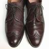 Allen Edmonds Tom, Dick & Harry Wingtip Business Shoes Burgundy size 10.5B 27.0-28.0 Vintage Men's(USED)