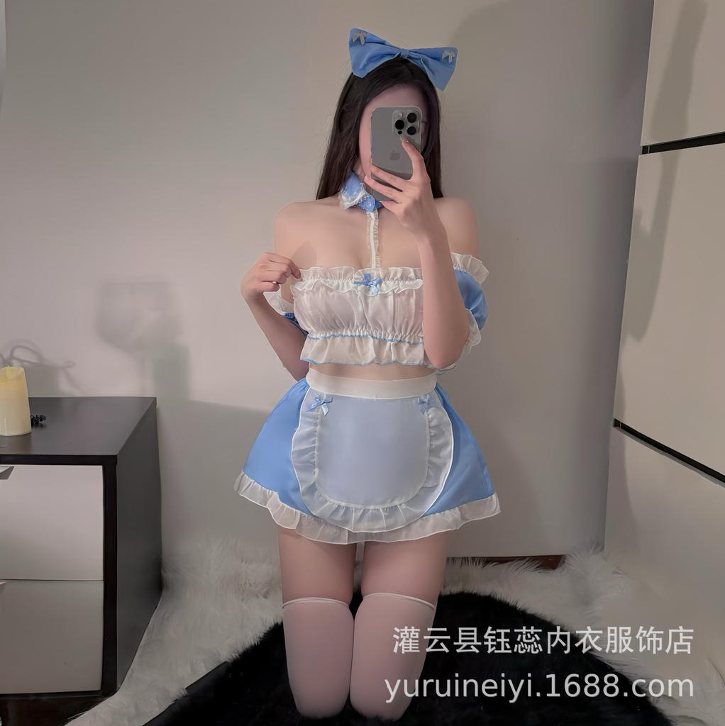 Sex lingerie sexy cute maid uniform seduction lolita maid suit pure lust