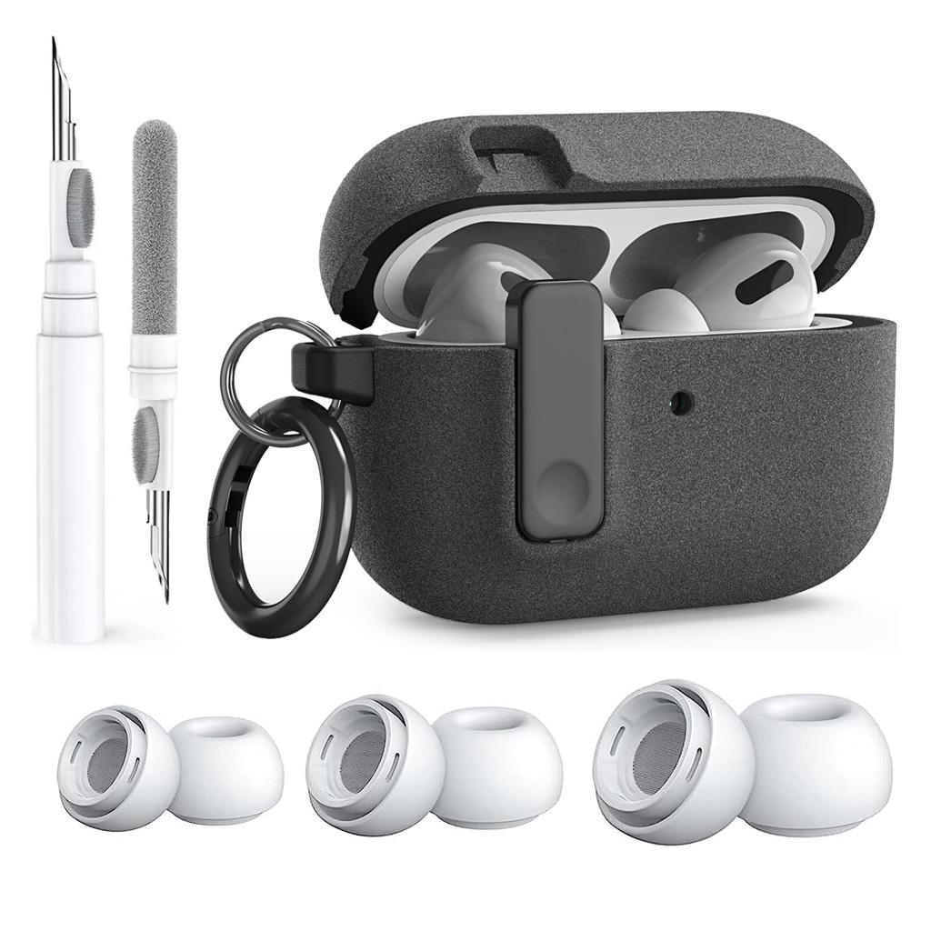 For AirPods Pro 2 Case Cover with Cleaner Kit,Shockproof Protective Case for AirPod Pro 2nd 1st Generation Case