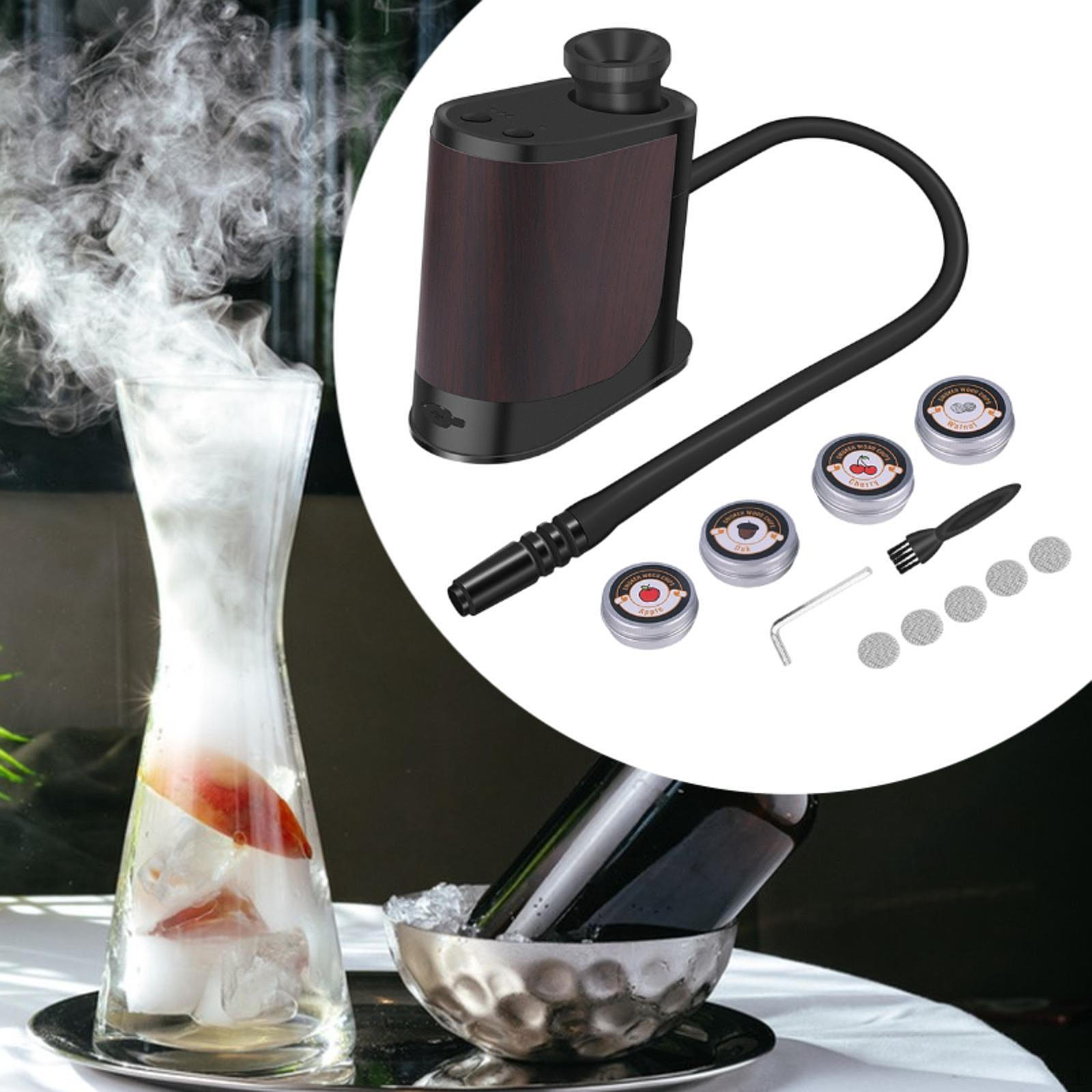 Инфузер для копчения BBQ с древесной щепой и аксессуарами для использования в помещении и на улице Black