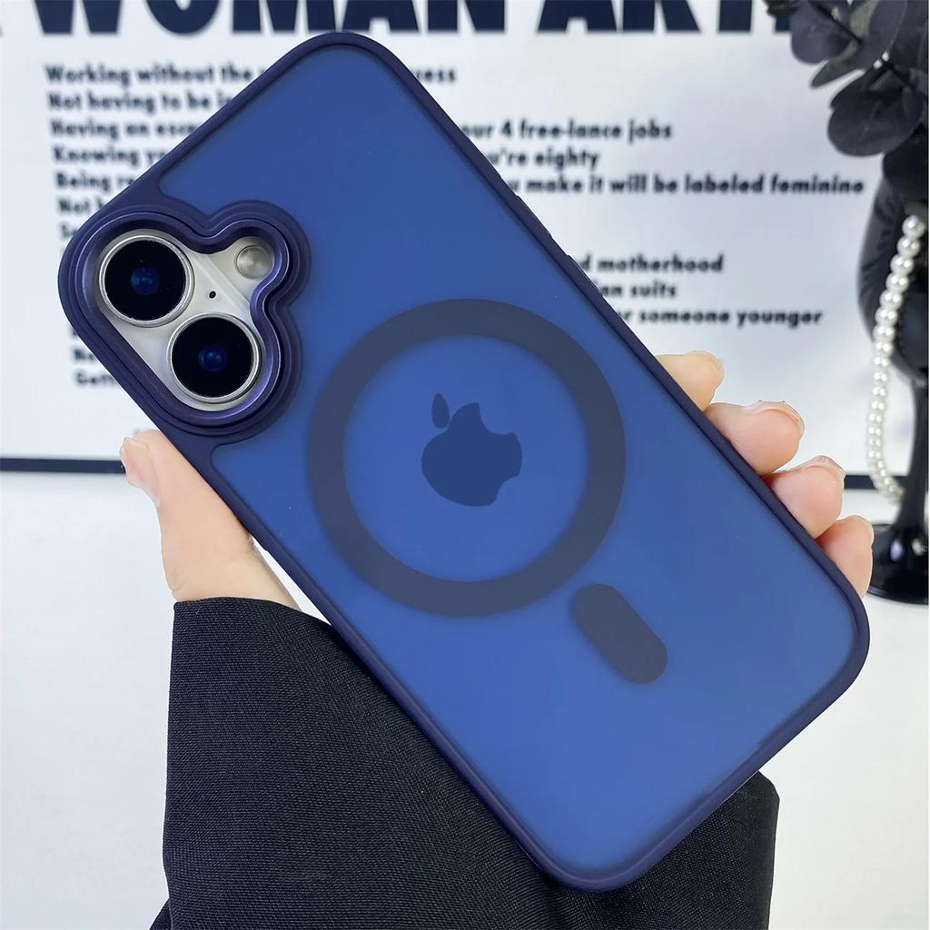 Durchsichtige Magnetische Handyhülle Für iPhone 15 14 Pro Max 16 Plus Hülle Matt Für Magsafe Für iPhone 16 13 12 11 Pro Max Hüllen