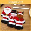 Santa Decorations Christmas Cutlery Sets Party Table Tops Decorative Products