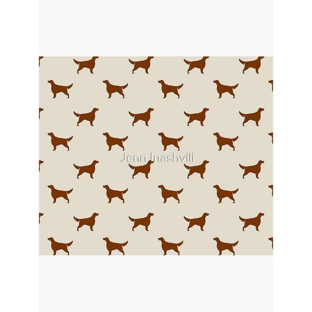 Tapestry Silhouette of an Irish Setter 75x100 чёрный
