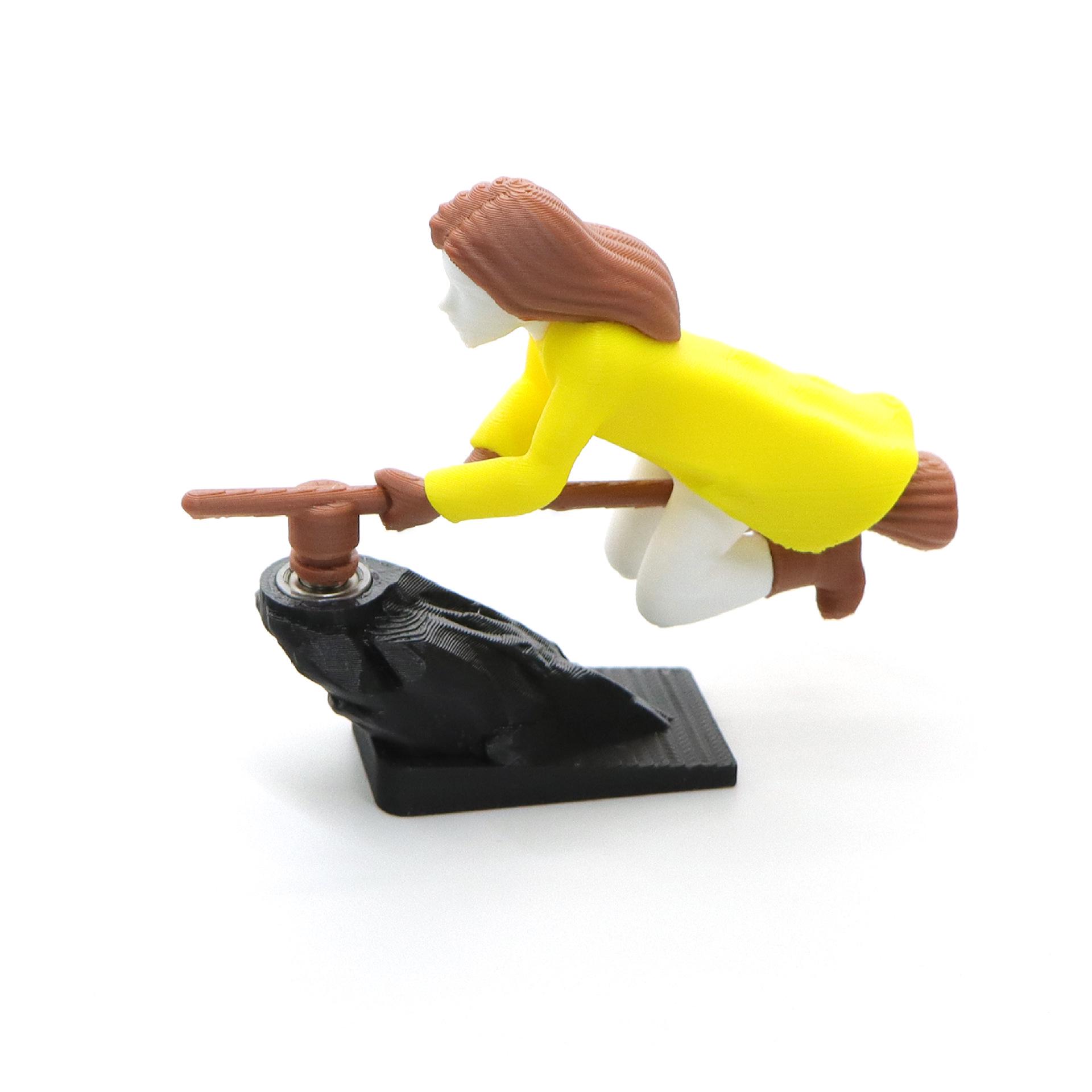 Cross-border Witch & Wizard Broomstick Dashboard Drift Decoration