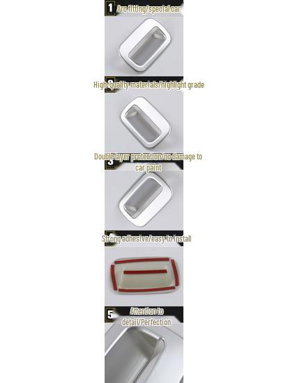 KX5 Tailgate Handle Trim & Buckle Patch for 16 Model