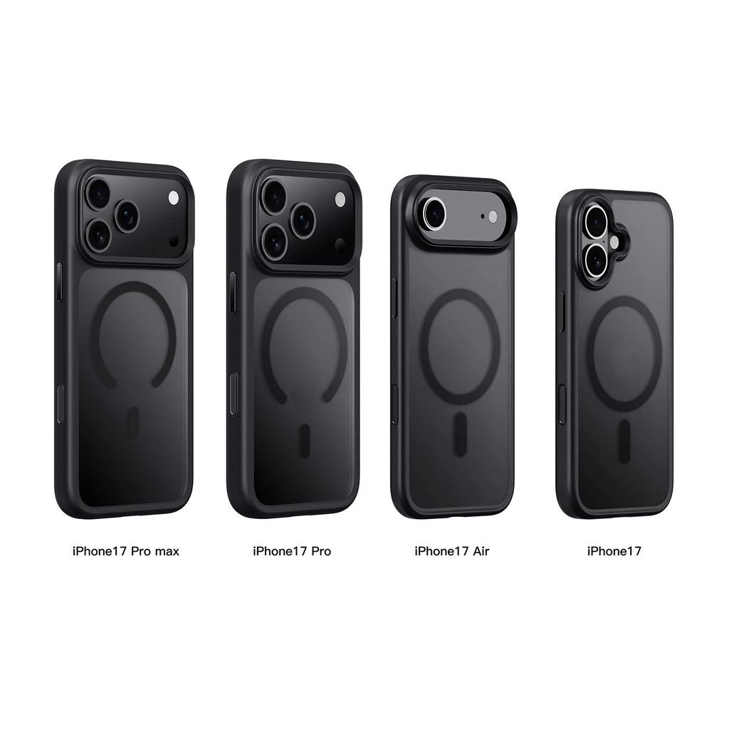 High quality Matte Magnetic Magsafe Phone Case For iphone 17 Pro Max 17 Air 17 Pro With AI Camera Button Anti-Fingerprint Cover