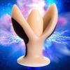 Vibrating Silicone Anal Plug with Electric Pulse Stimulation - Adult Erotic Toy