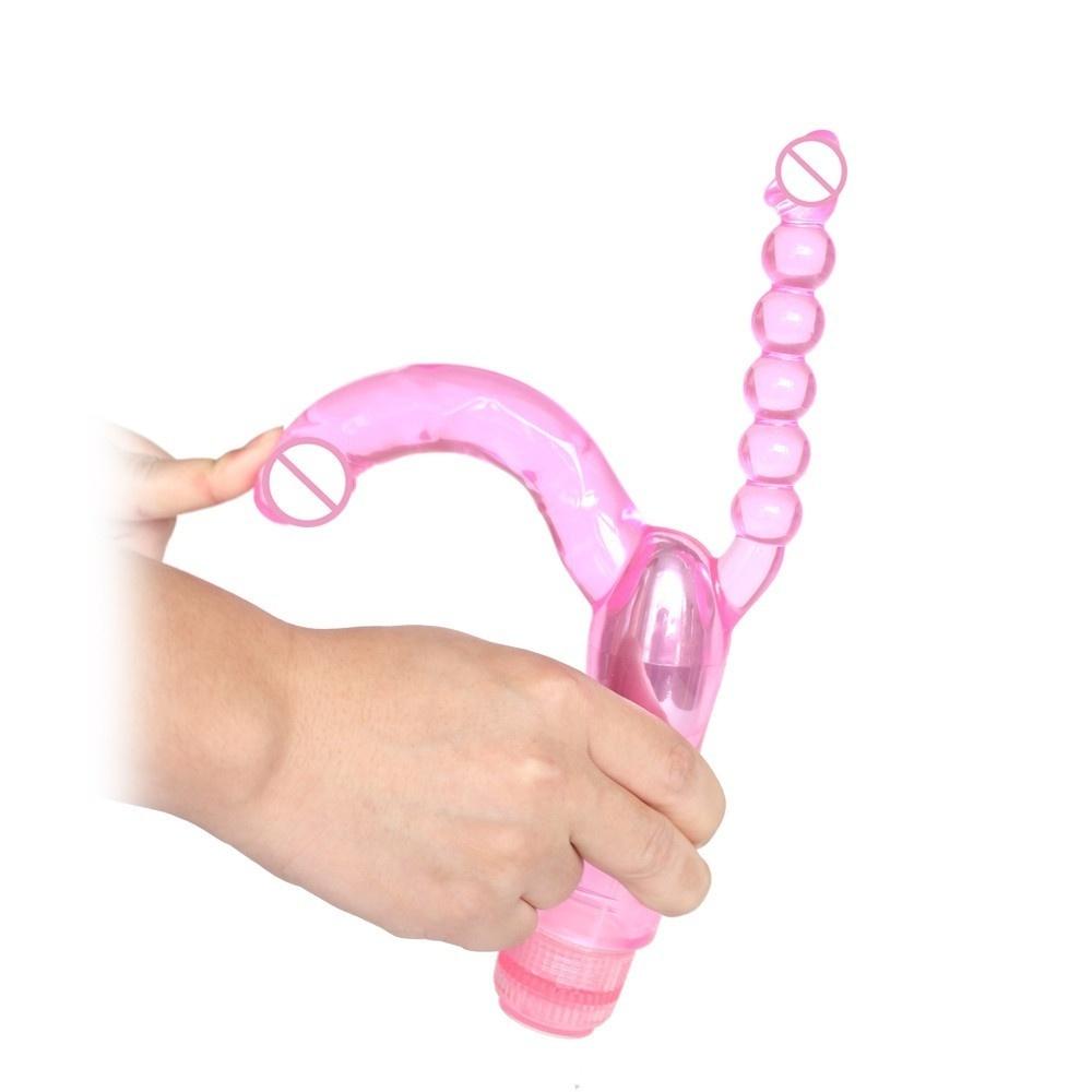 Vibrator Sex Toys For Woman Adult Sex Toy Double Vibrador Sex Toys LS