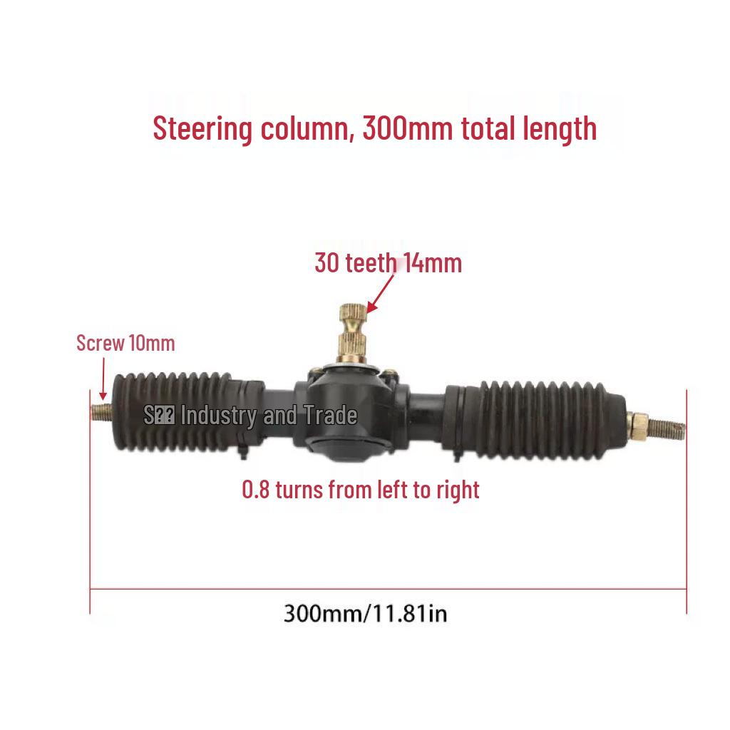 DIY Go-Kart & ATV Steering Gear: Iron & Aluminum Accessories