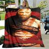 Game God of War Gamers Soft Plush Blanket,Flannel Blanket Throw Blanket for Living Room Bedroom Bed Sofa Picnic Cover Bettdecke