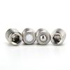 2pcs Conveyor Ball Roller Stainless Steel Ball Transfer Unit Bolt Locating Pin Ball Rollers With Set Screw