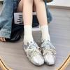 Korean Niche Retro Inner Height-increasing German Training Shoes Women's 2025 New Breathable Versatile Flat-bottomed Casual Forrest Gump Sports Shoes