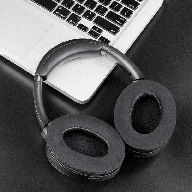 1 Pair Soft Breathable Earpads for WH-1000XM3 Headphones Replacement Earphone Cushion with Cooling Gel Feature