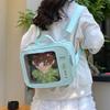 Ita Bag Cute Girl Shoulder Bag Transparent Pocket Television Design Backpack Trend Crossbody Bag Popular TV Design Ulzzang