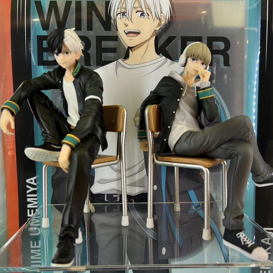 Anime Wind Breaker Sakura Haruka 15Cm Figure Kaji Ren Noodle Stopper Figure Sitting Model Toy Gift Doll Aciton Figure Toy Gifts