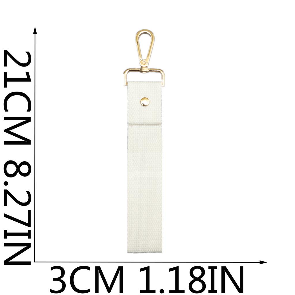 Diy Handmade Webbing Keychain Pendant, Japanese And Korean Fashion Cloth Sticker Decorative Ribbon Pendant, Handmade Ins Bag Pendant.