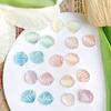 Aurora Colorful Scallop Shell DIY Accessories Hair Clips Nail Art Decorations Phone Case Headwear Resin Accessories