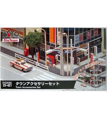 KATO N Gauge Town Accessory Set 23-421 Railway Model Supplies