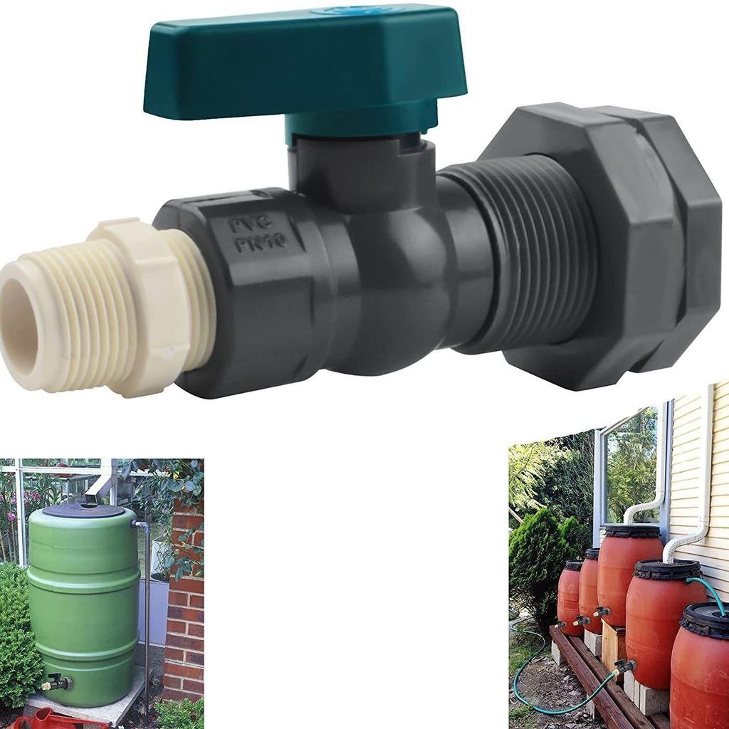 Kit Robinet pentru Butoi de Apă din PVC - Instalare Ușoară, Montare pe Perete, Etanș