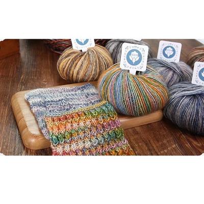 Super Soft Knitting Wool Yarn Manual Multicolored Hand Knitting Yarn Medium Thick No Fading Variegated Worsted Weight Yarn Sock